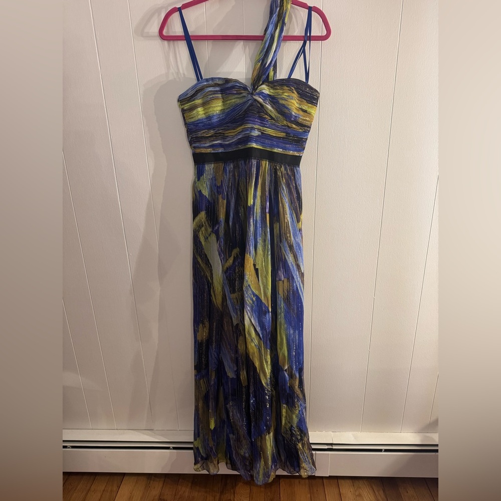 BCBGMaxAzria Multicolor Strapless Dress